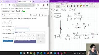 Showing The Limit DNE for a Function of Two Variables [upl. by Merissa]