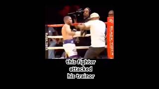 this fighter attacked his trainor shortvideo subscribe shortsfeed shorts trending viralvideo [upl. by Shoemaker]