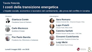 I costi della transizione energetica [upl. by Zicarelli]