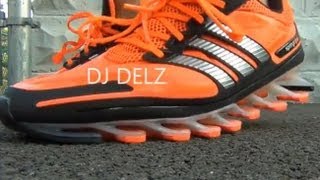 adidas Springblade Shoes on Feet Close Up Testing Blades With Dj Delz [upl. by Heiskell344]