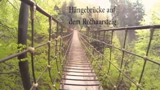 Hängebrücke am Rothaarsteig [upl. by Navanod454]