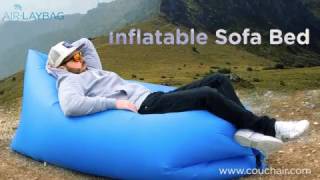 Air Laybag Selfinflatable sofa [upl. by Nosydam]