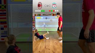 AC Milan vs Liverpool 🏆⚽️ Champions League match 😨🤫 ucl acmilan liverpool apfreestyle shorts [upl. by Nybbor]