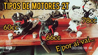 Diferenças entre os tipos de motores 2t para motorizada [upl. by Yesdnyl]