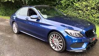 201766 Mercedes C220d AMG Line Premium Plus 4Matic C63S Styling on sale at TVS Specialist Cars [upl. by Ilaw]