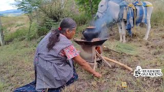 A comer en el campo🤩  Unos ricos garbanzos molidos😋 🔥 [upl. by Litnahs854]