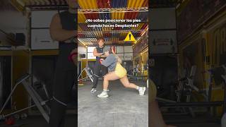 DESPLANTES PARA PRINCIPIANTES 🤝 gymtips desplantes lunges gymrat gymgirl fitness gym [upl. by Eedrahs]