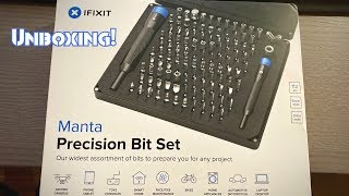 iFixit Manta Precision Bit Set  Unboxing [upl. by Annaerb611]