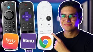 ROKU vs FIRE TV STICK vs GOOGLE CHROMECAST 🔥 Recorrido Comparativa ¿Cuál es el MEJOR STREAMING [upl. by Laith]