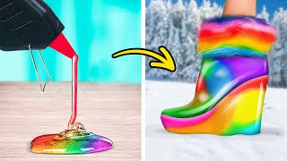 Amazing Shoe Crafts and Hacks for Happy Feet 👟✨ [upl. by Daniala]