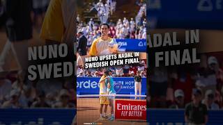 Rafael Nadal faces an upsetting defeat against Nuno Borges in Swedish Open final [upl. by Gerri441]