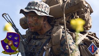 US Marines 3rd Light Armored Reconnaissance compete in 1st MARDIV squad competition Eng sub [upl. by Shinberg]