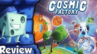 Cosmic Factory Review  with Tom Vasel [upl. by Raval]