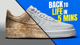 Easy Method To Restore White Sneakers [upl. by Brennen]