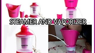 how to use Healthgenie 3 in 1 Steam Vaporizer machine [upl. by Norry]