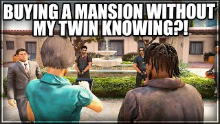 Buying A Mansion Without My Twin Knowing  GTA RP  Grizzley World WHITELIST [upl. by Urbani828]