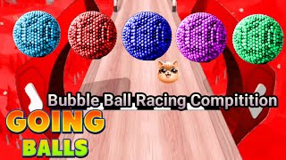 Bubble Ball Racing Compitition Challenge Gameplay  goingballs racinggame compitition [upl. by Goldshlag]