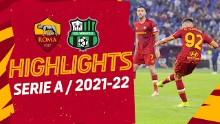 EL SHAARAWY  Roma 21 Sassuolo  Serie A Highlights 202122 [upl. by Aretahs]