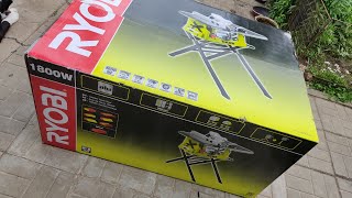 Распиловочный станок со станиной Ryobi RTS1800ESG 5133002023 1часть [upl. by Dosh]