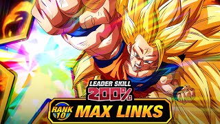 RYUKEN LEVEL 10 LINKS 100 STR DRAGON FIST SSJ3 GOKU DBZ Dokkan Battle [upl. by Aubrey393]