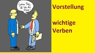 Как представиться по немецкиважные глаголы и упражнения [upl. by Niraa441]