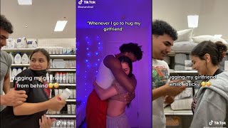 Hugging My Girlfriend From Behind While Being quotBrickquot Tiktok Compilation [upl. by Llatsyrc]