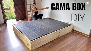 CAMA BOX  PASSO A PASSO COMPLETO [upl. by Kaylil]