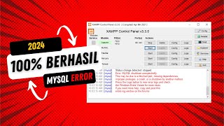 XAMPP mysql shutdown unexpectedly  solve problem [upl. by Lidaa]