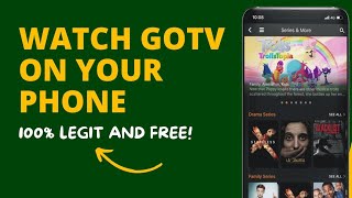 Watch Gotv on your phone for Free Gotv Stream App [upl. by Joeann]