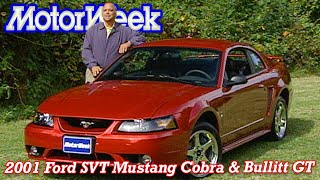 2001 Ford SVT Mustang Cobra amp Mustang Bullitt GT  Retro Review [upl. by Ainoek]