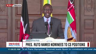 The Cabinet changes by Ruto on his appointees  Inside politics [upl. by Thom]