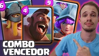 DECK MAIS APELÃO PARA CONSEGUIR 3 CORAS NO CLASH ROYALE [upl. by Remoh304]