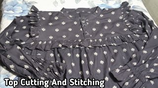 Stylish Top Cutting And Stitching [upl. by Limaj341]