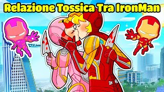 La RELAZIONE TOSSICA Tra IRONMAN Su Minecraft [upl. by Tufts796]