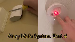 SimpliSafe System Test 4 [upl. by Lefty]