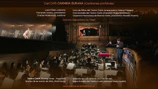 Carl Orff CARMINA BURANA – Teatro Colón  Sebastiano De Filippi [upl. by Shatzer]