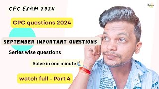 CPC exam 2024 ll September month questions ll Part 4 cpc cpcexam aapc medicalcoding cpt icd [upl. by Airuam]