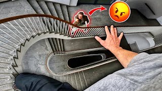 ESCAPING ANGRY TEACHER Epic Parkour POV Chase Part 4 [upl. by Yoccm]