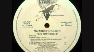 Maestro Fresh Wes  Pray To Da East Pt 2 [upl. by Anitsuj]