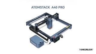 Atomstack x40s40 pro 210W machine comparable to 80W Co2 laser machine [upl. by Gluck]