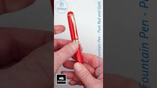 Jinhao x750 Fountain Pen Pure Red and Gold Edition [upl. by Hanus]