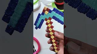 Making minecraft diamond 💎 pickaxe with 3D pen 🤯 [upl. by Gathers]