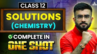 SOLUTIONS in 1 Shot  All Concepts Covered  Class 12 Chemistry  Nitesh Devnani [upl. by Cavanagh]