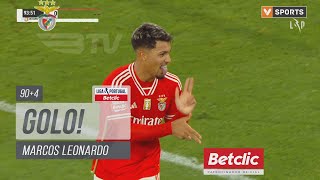 Golo Marcos Leonardo Benfica 20 Boavista Liga 2324 18 [upl. by Dragelin]