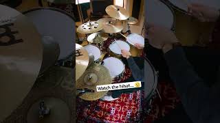 Did you catch the switch 🔄 drums drummer groove [upl. by Yffub]