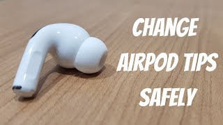 AirPod Pro How To Change Ear Tips Safely [upl. by Marilin]