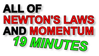 A Level Physics Revision All of Newtons Laws Impulse and Momentum [upl. by Eryn]