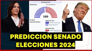 Predicción Senado elecciones 2024 Quien tomara el control Trump vs Harris [upl. by Strep]