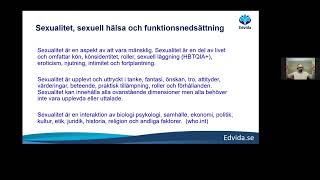 Sexualitet sexuell hälsa och funktionsnedsättning [upl. by Seuguh461]