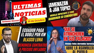 ¡Alerta Ecuador paga el doble por electricidad Blasco Luna denuncia abuso energético [upl. by Ahsikin]